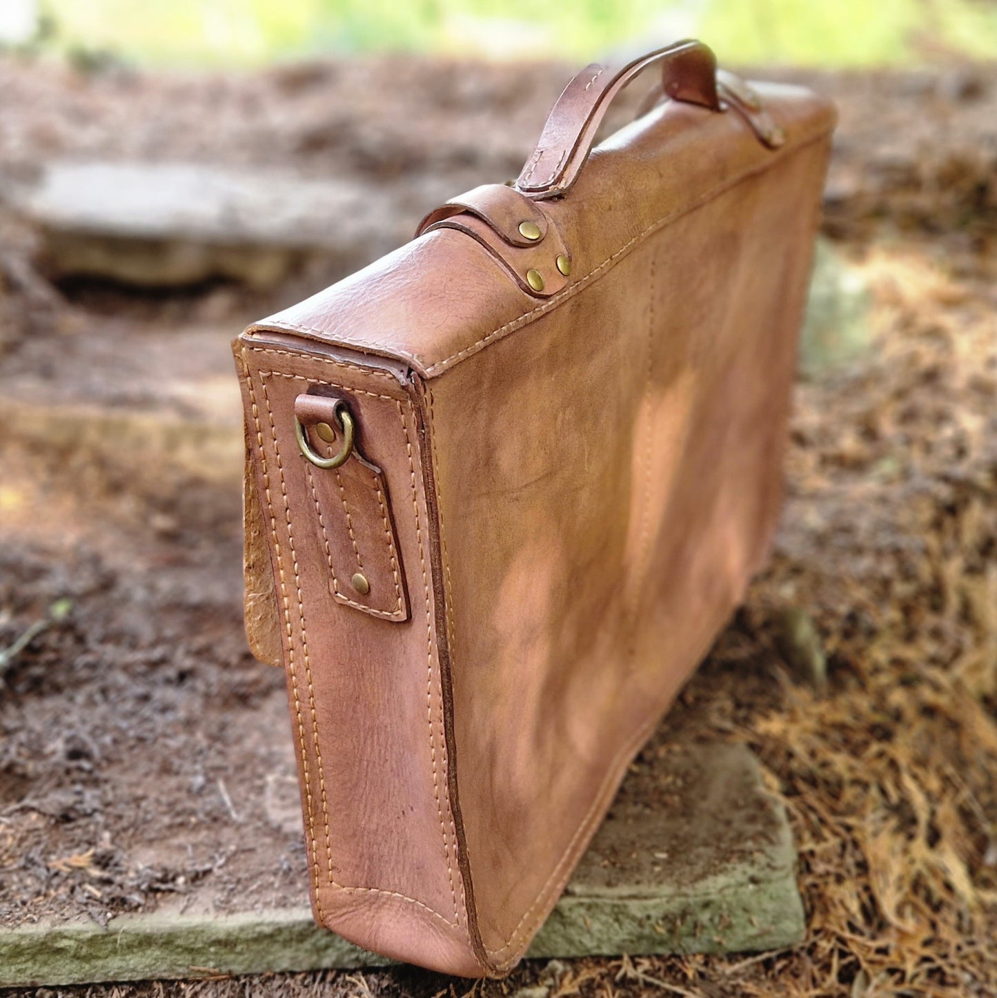 Large soft briefcase