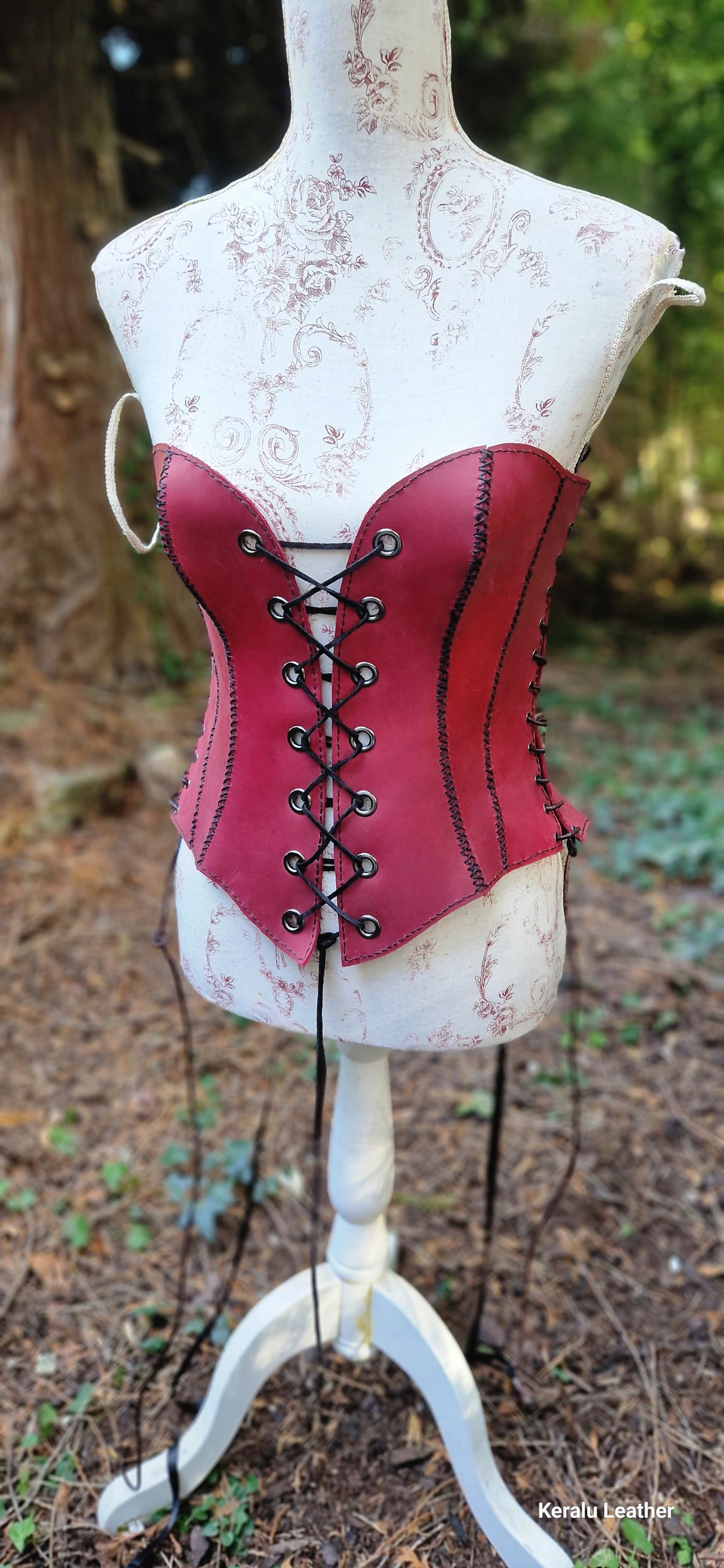 Corset, firm leather