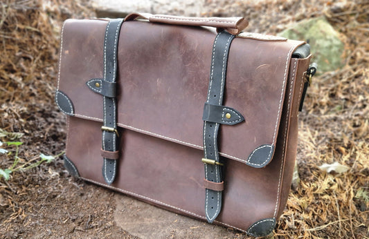 Large satchel briefcase