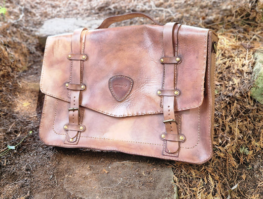 Large soft briefcase
