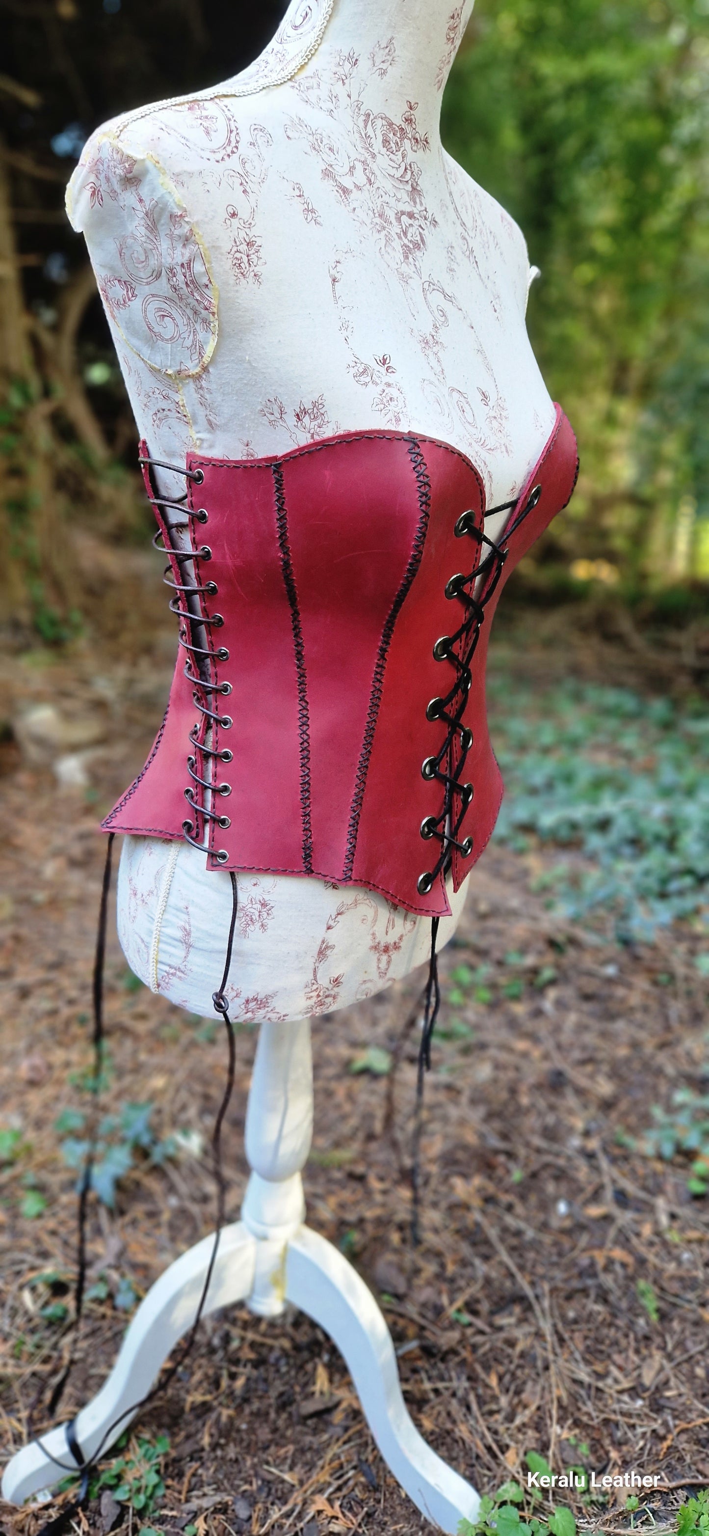 Corset, firm leather